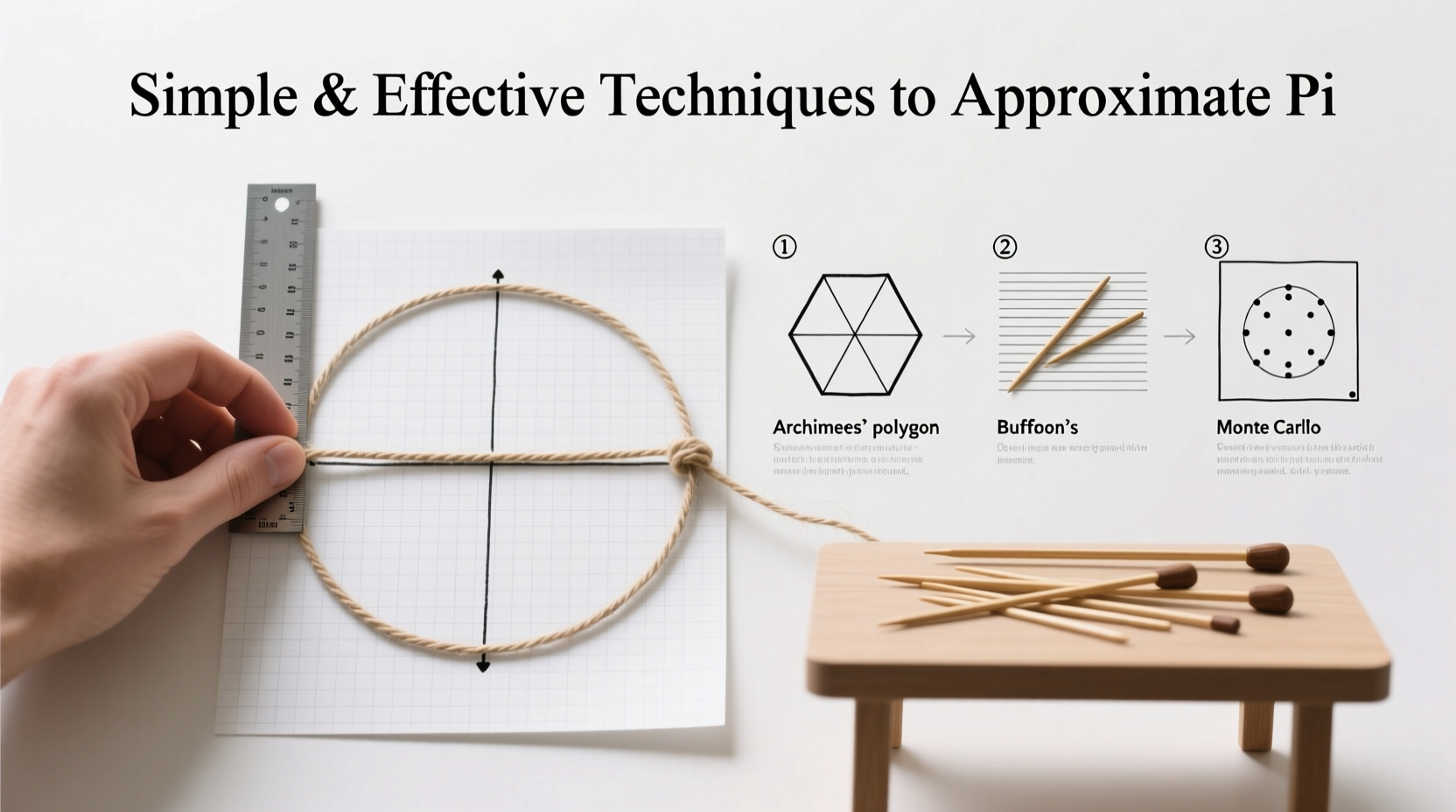 simple and effective techniques for approximating pi yourself