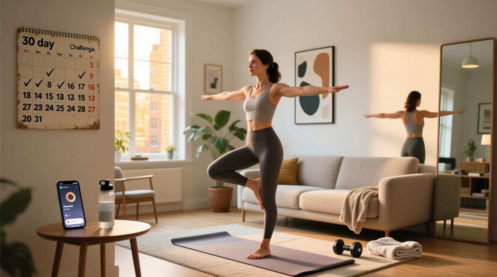 30 day home workout for beginners