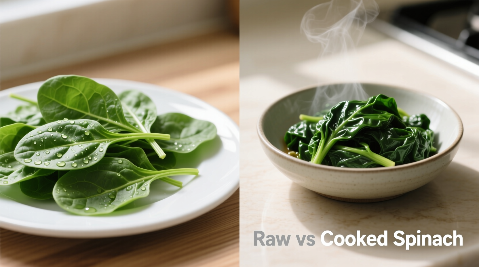 Cooked vs Raw Spinach: Nutritional Differences & Best Uses