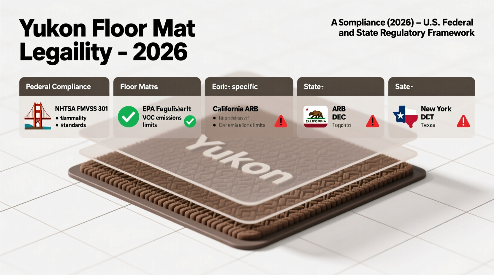 yukon floor mat legality 2026