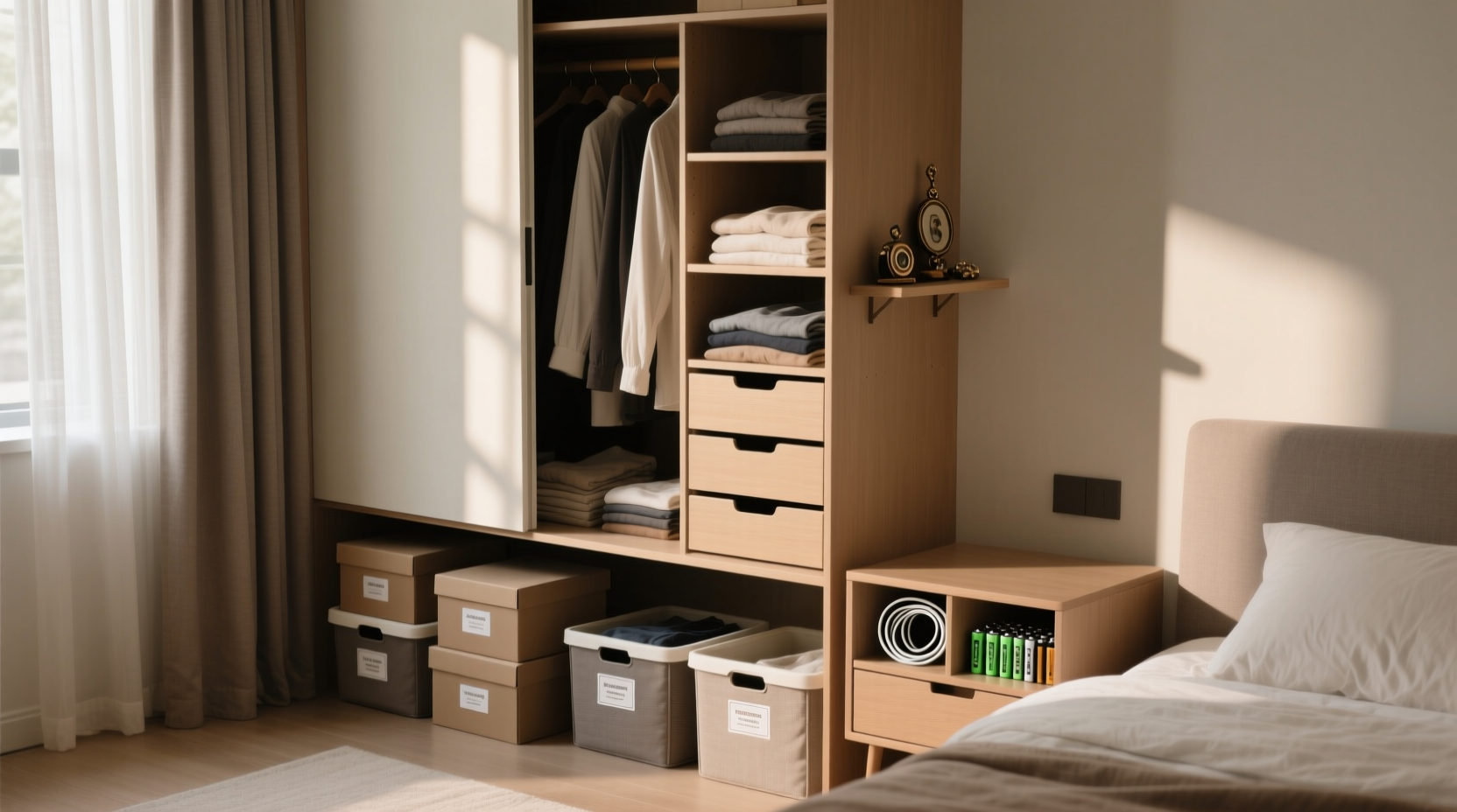 overlooked spots to declutter in your bedroom