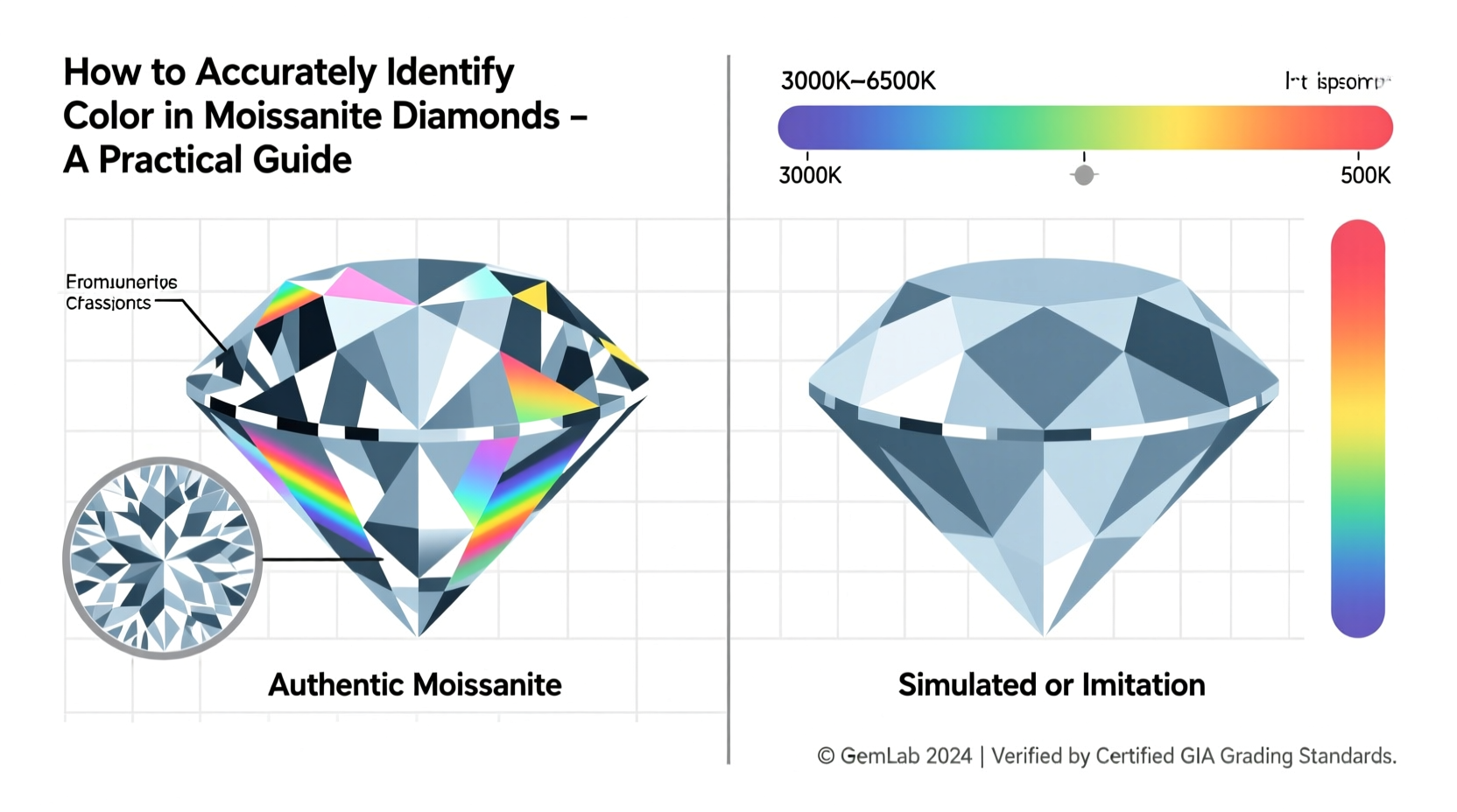 how to accurately identify d color in moissanite diamonds a practical guide
