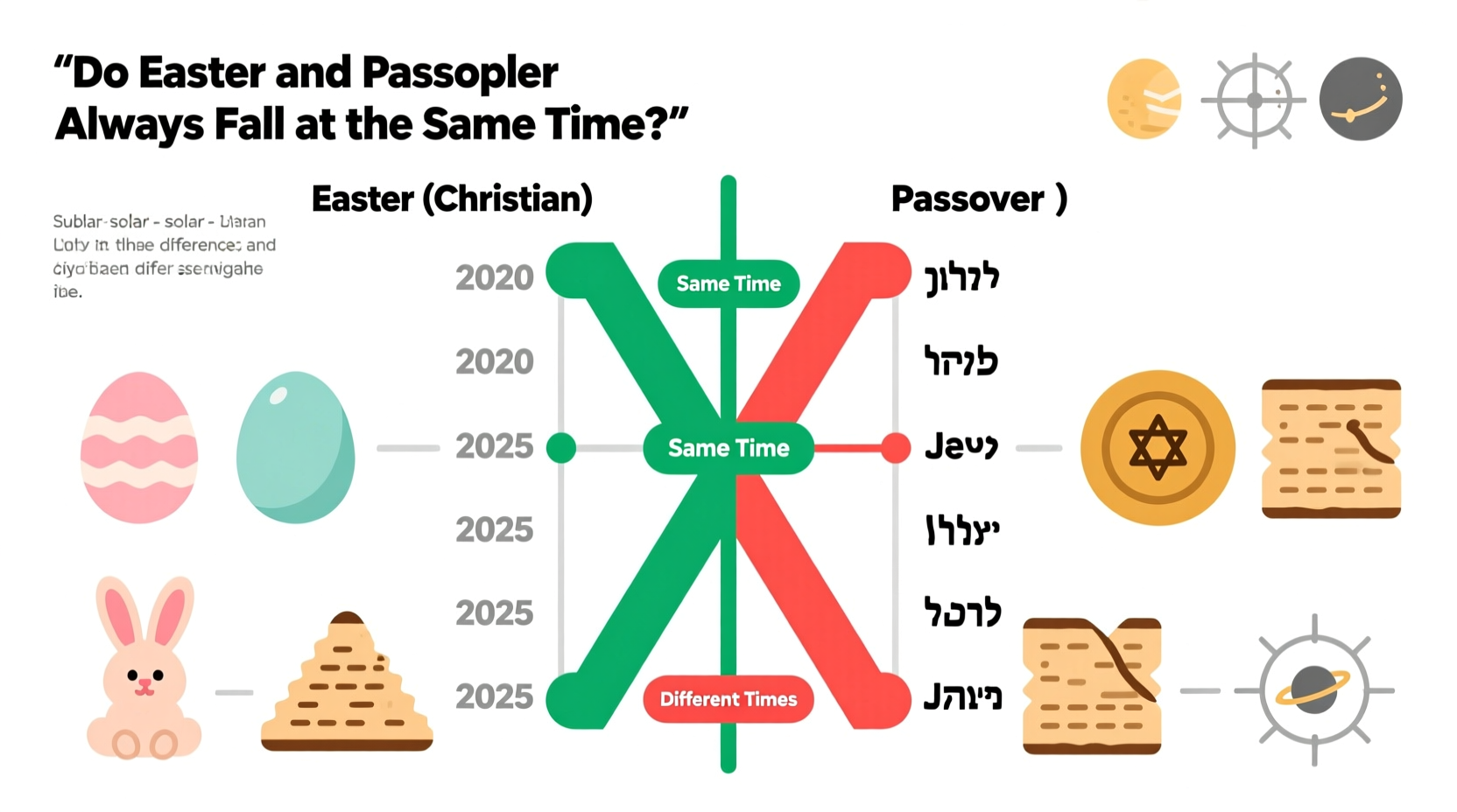Do Easter and Passover Always Fall at the Same Time?