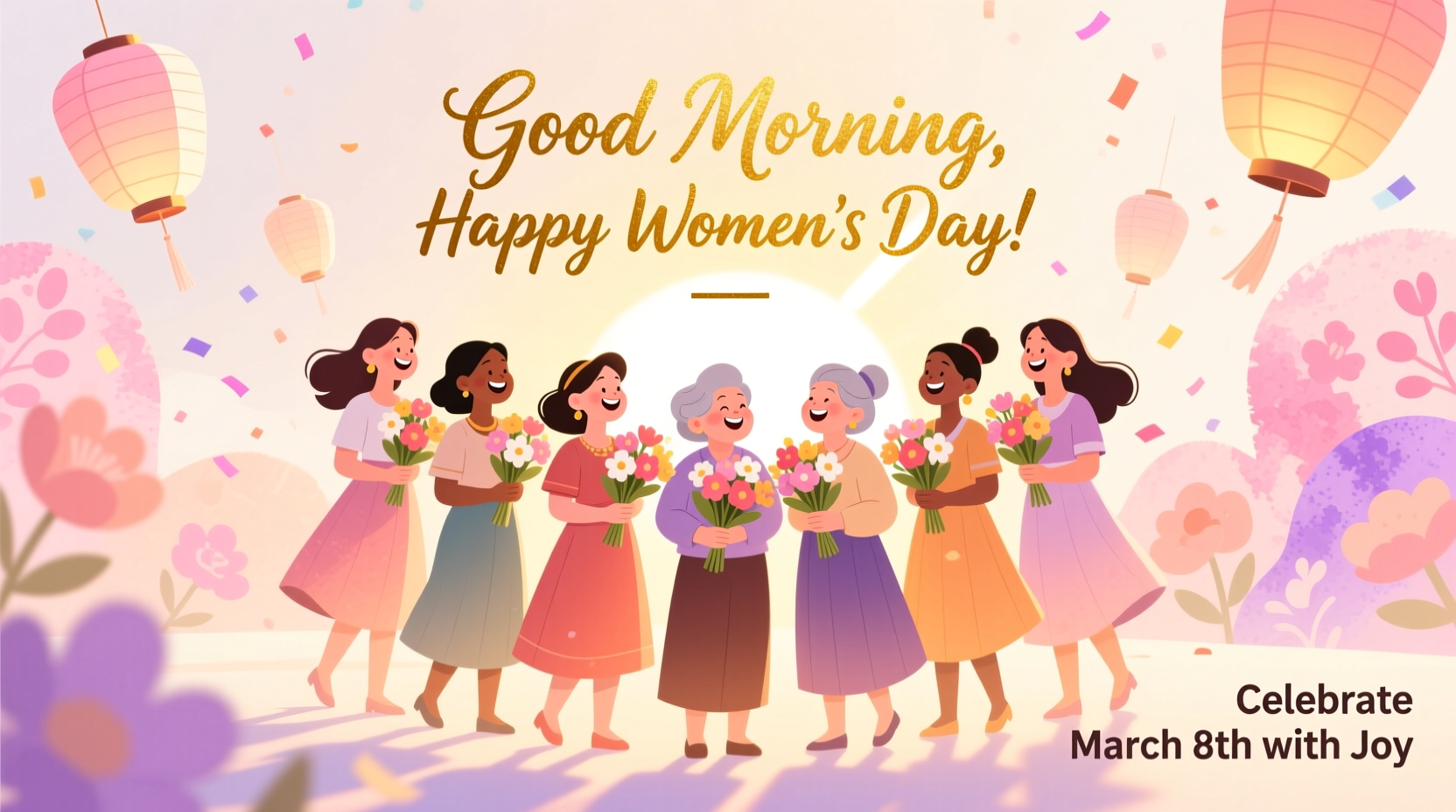 good morning happy womens day
