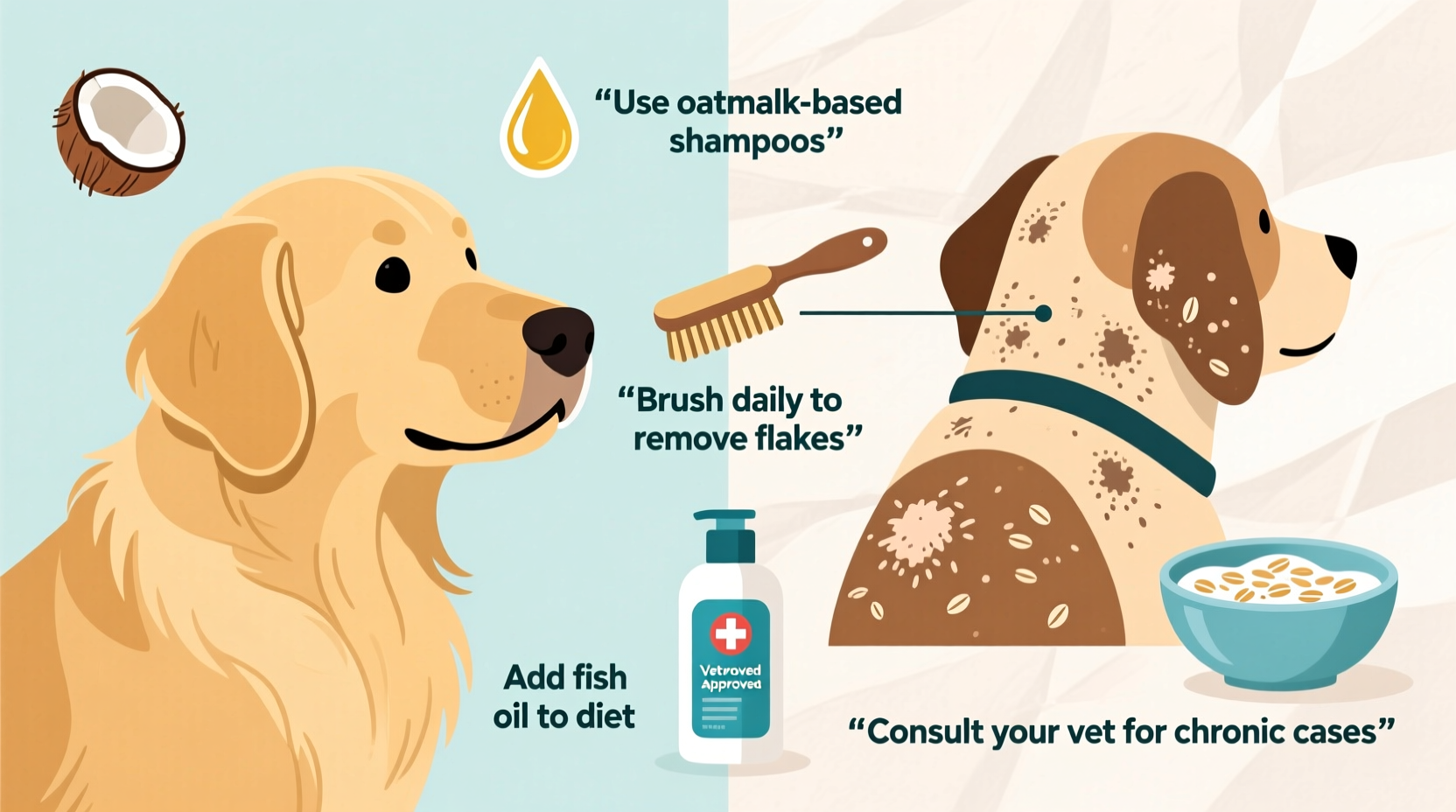 effective home remedies and expert tips to safely get rid of your dogs dandruff