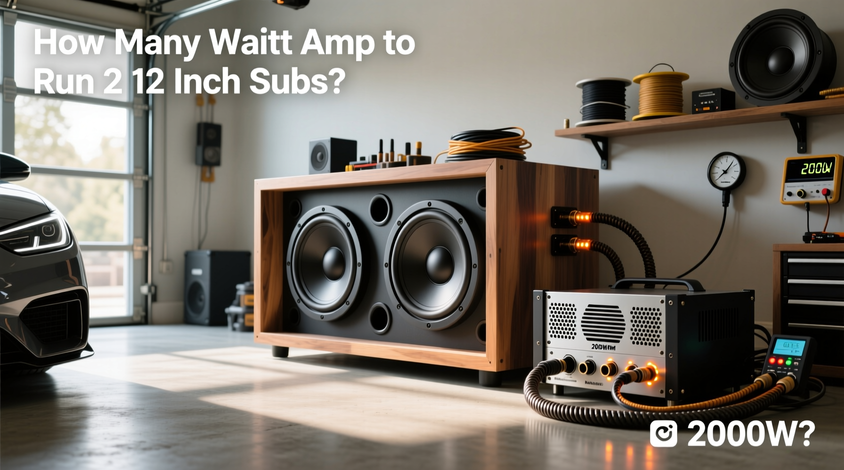 How to Choose Dual 12 Inch Car Subwoofer Box & Amp Wattage Guide