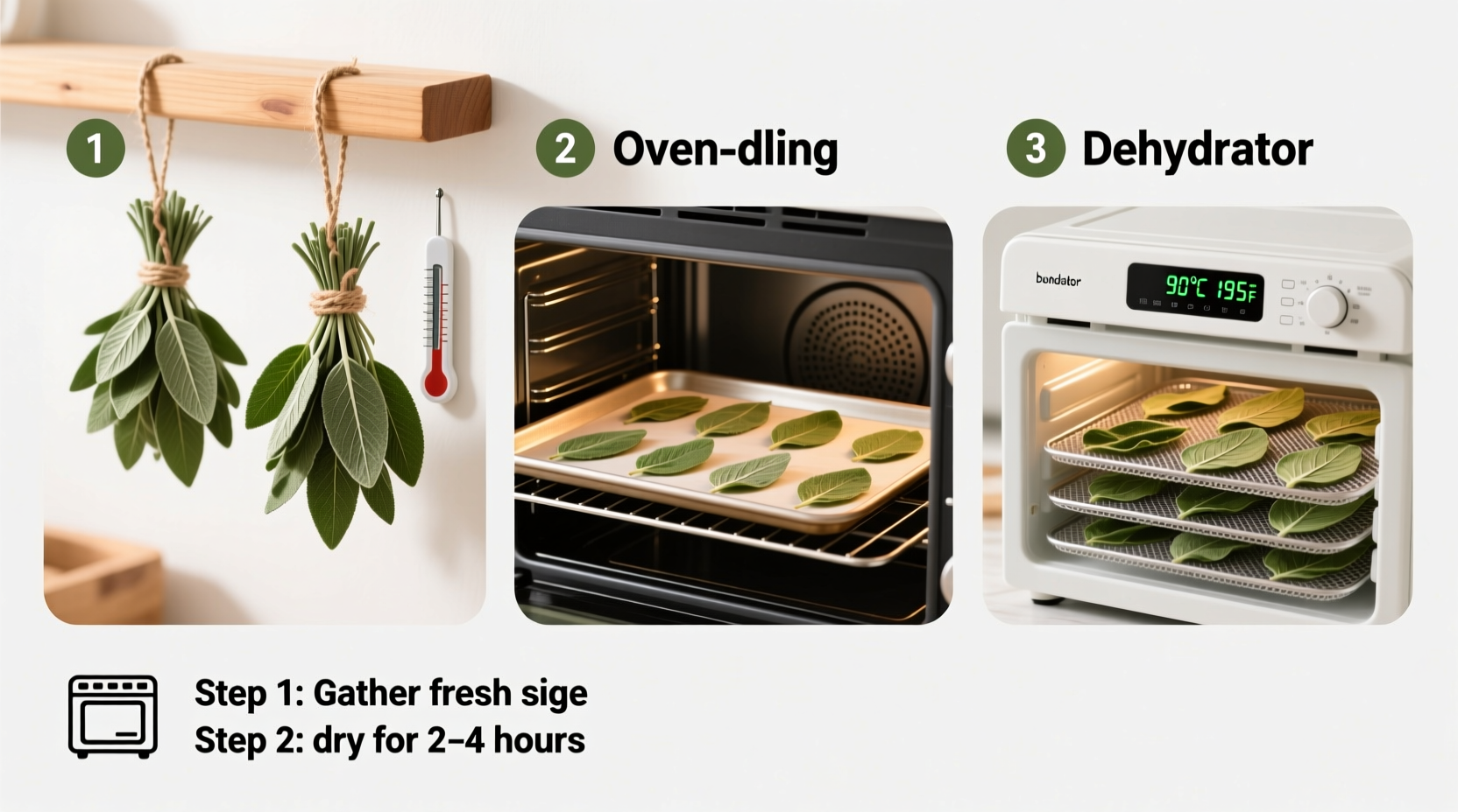 How to Dry Sage Leaves for Cooking: 3 Easy Methods