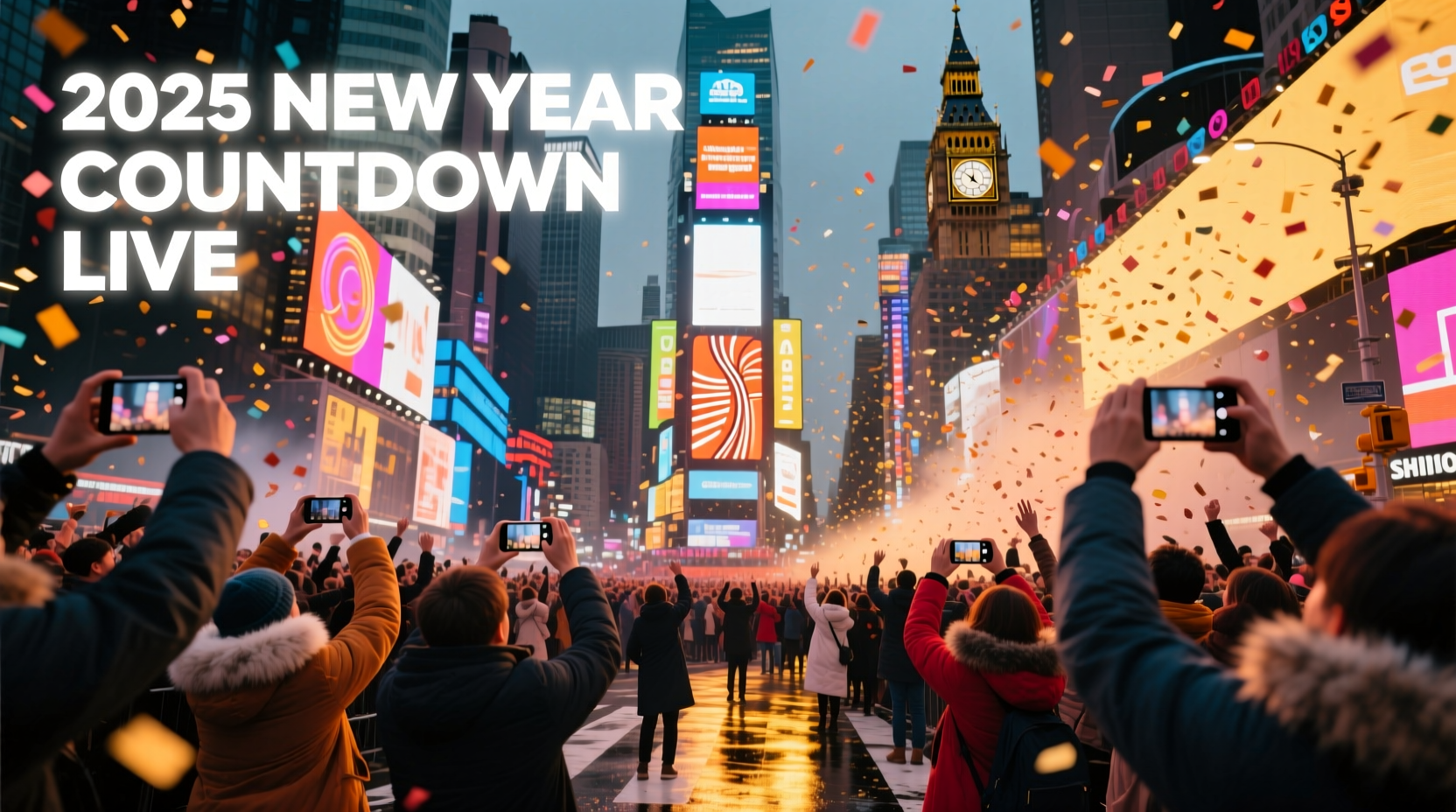 where can you watch the new year countdown
