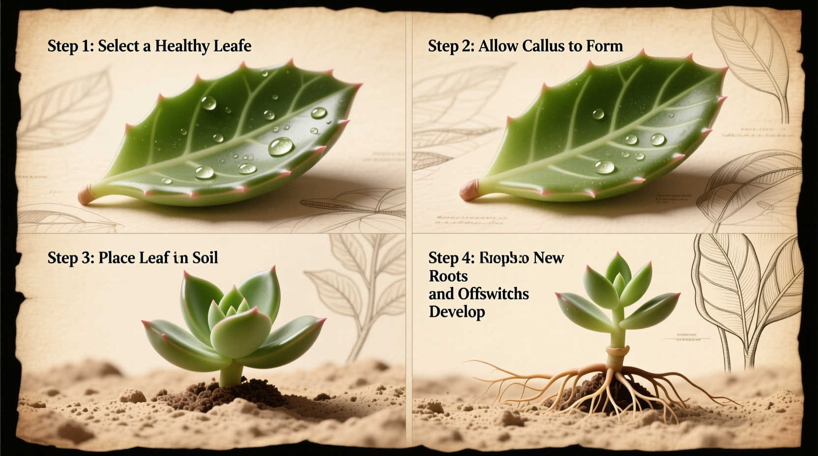 How to Propagate Jade Plant from Leaves