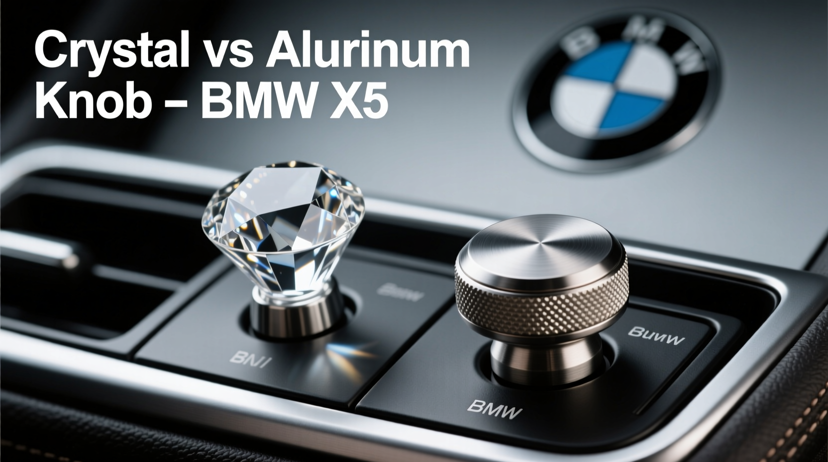 crystal vs aluminum knob x5