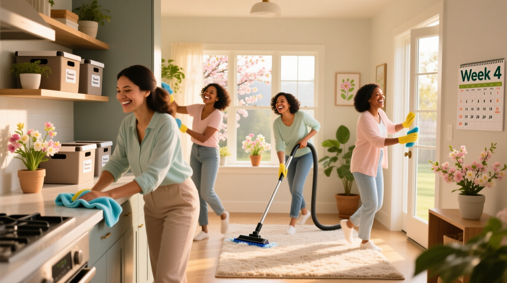 week 4 clean mamas spring cleaning challenge