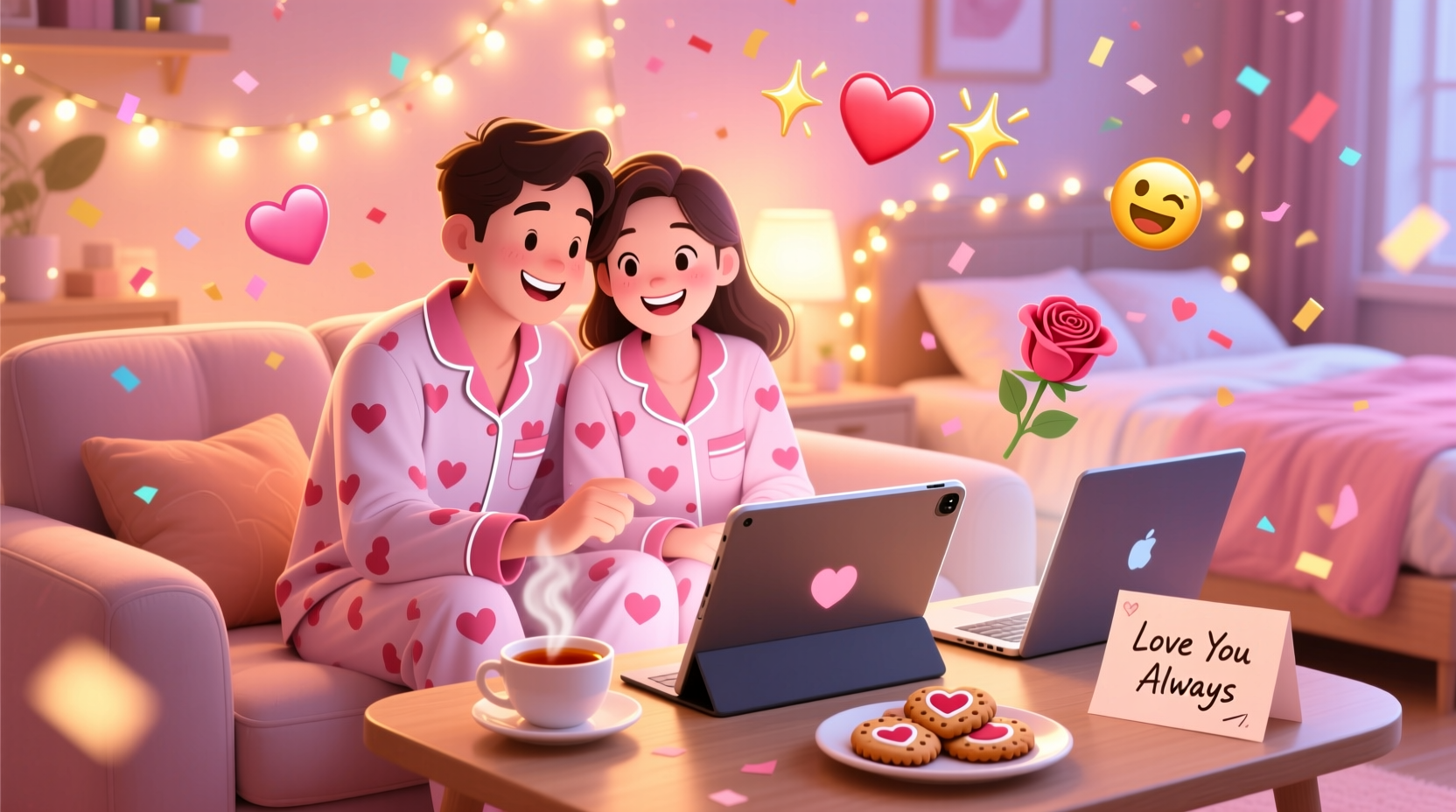 how to celebrate valentines day over the internet