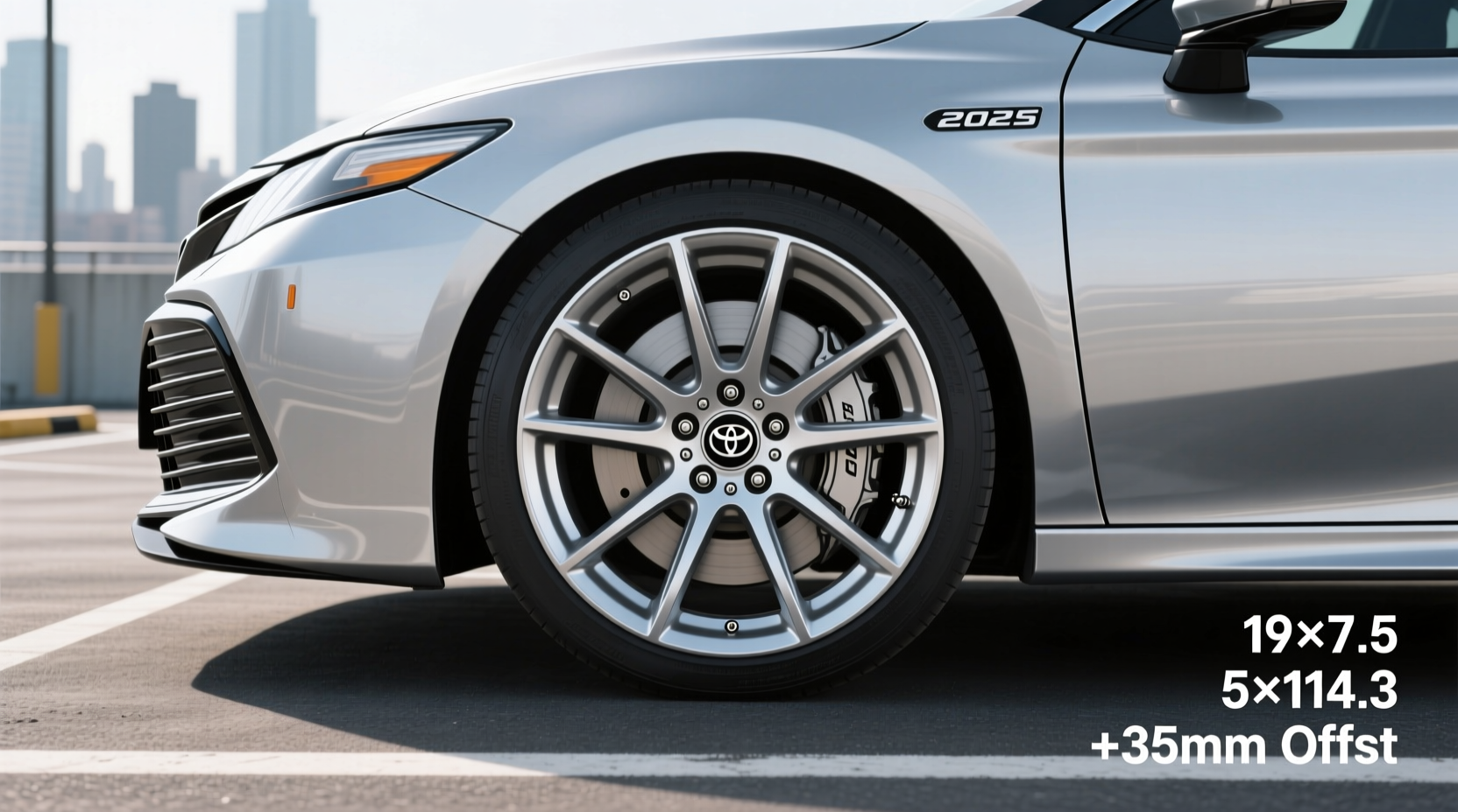 2025 Camry XSE Wheel Fitment: 19×7.5