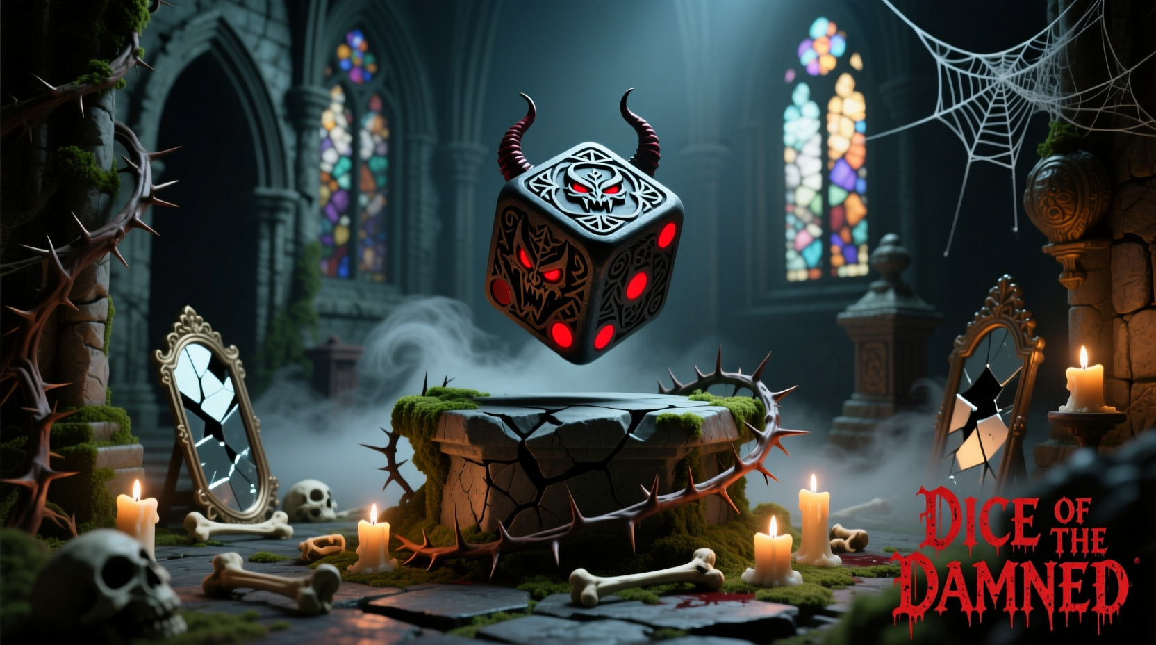 crafting a captivating halloween miniature scene styling tips with demon dice for spooky impact