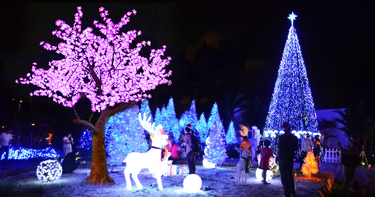 2022 high quality artificial outdoor led cherry blossom tree