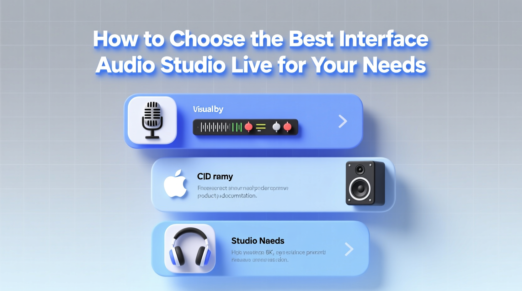 interface audio studio live