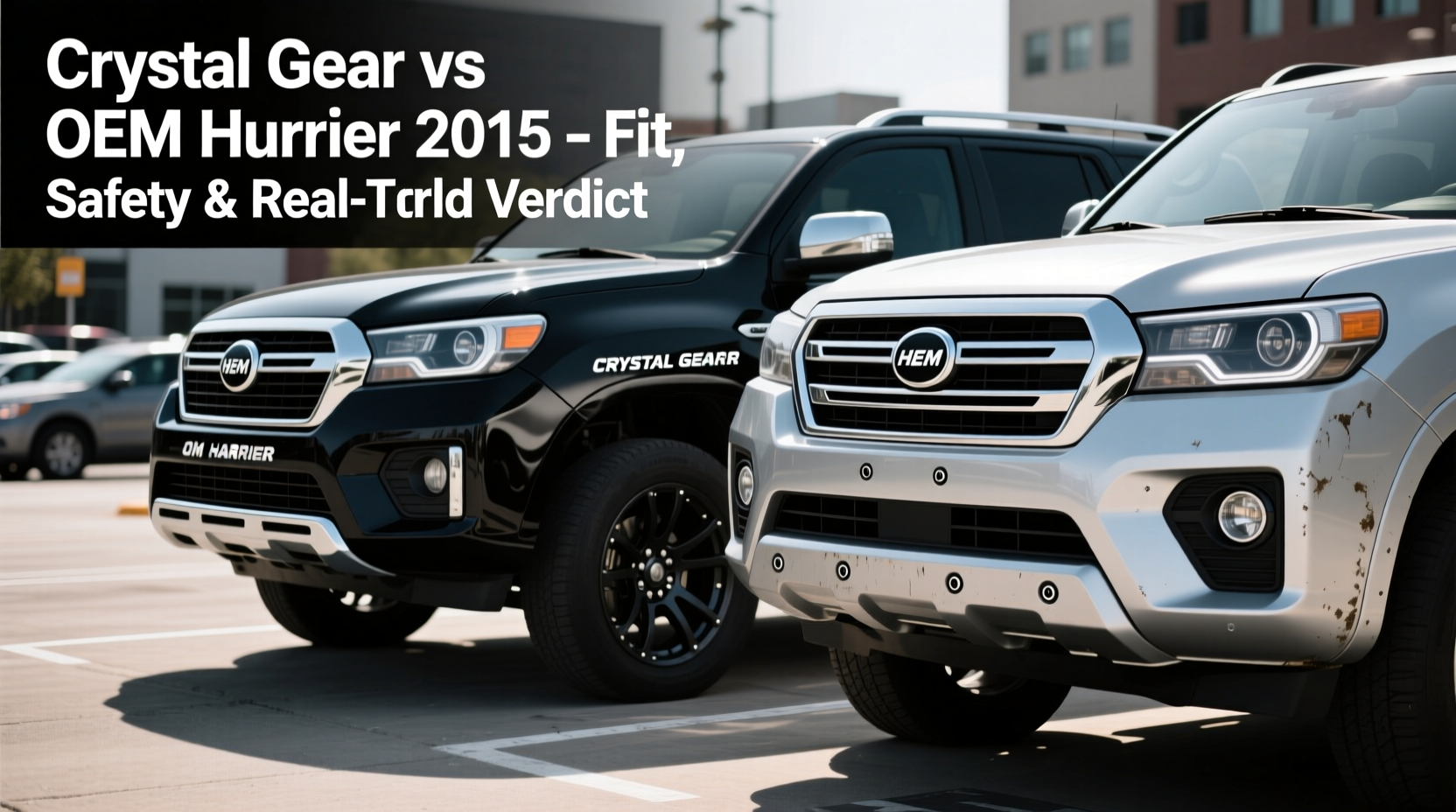 Crystal Gear vs OEM Harrier 2015: Fit, Safety & Real-World Verdict