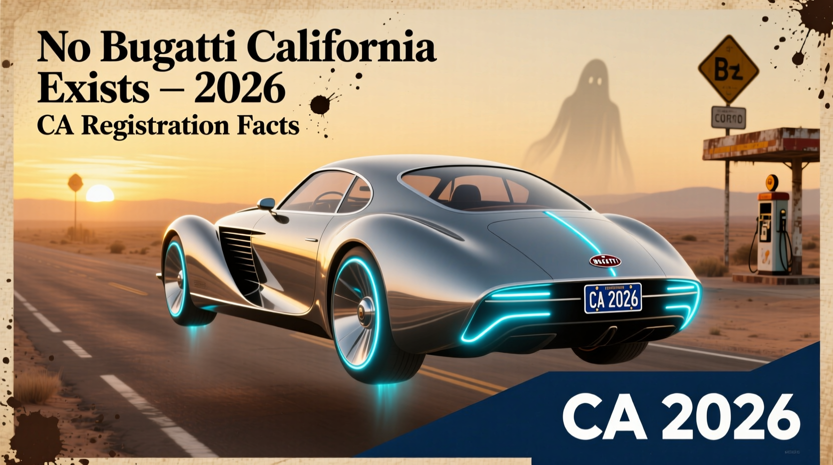 No Bugatti California Exists—2026 CA Registration Facts