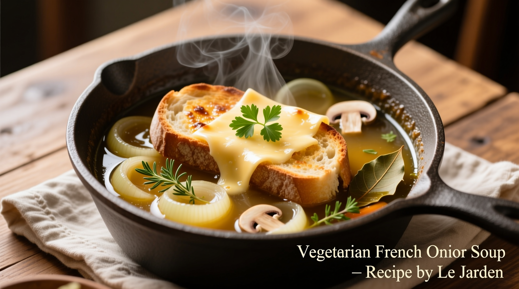 Perfect Vegetarian French Onion Soup Recipe