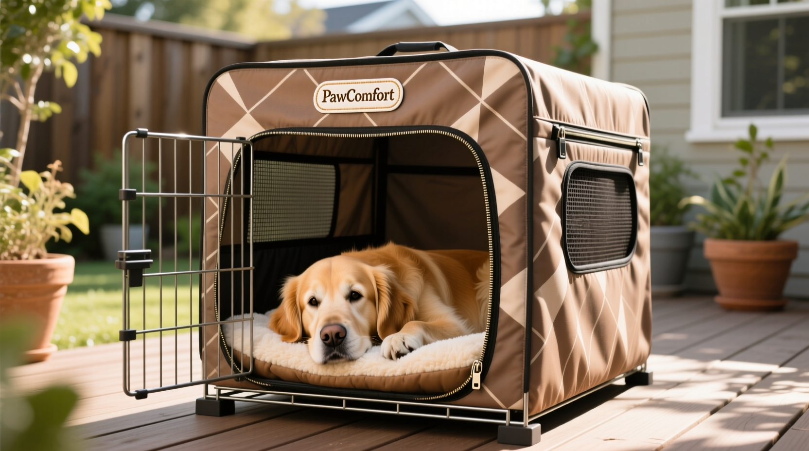 creative and practical ways to make a custom dog cage cover for comfort and style