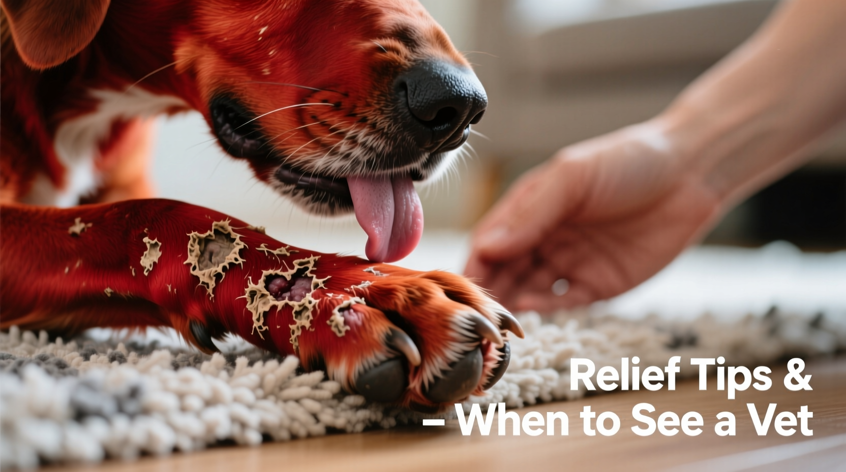 red itchy dog paws causes relief and when to see a vet