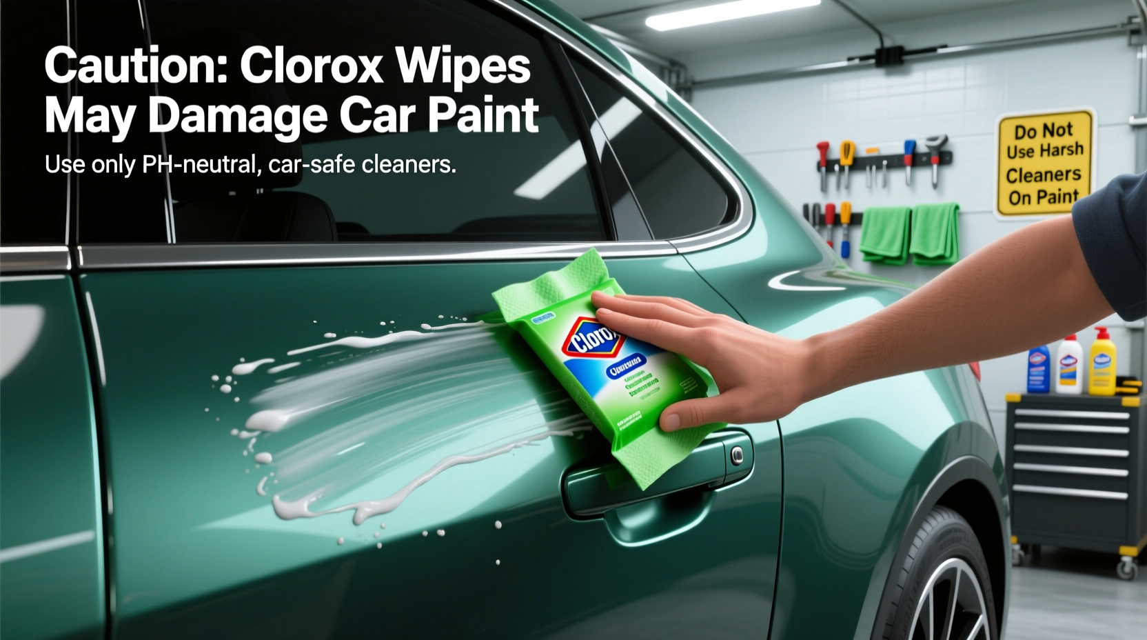 can i use clorox wipes on my car