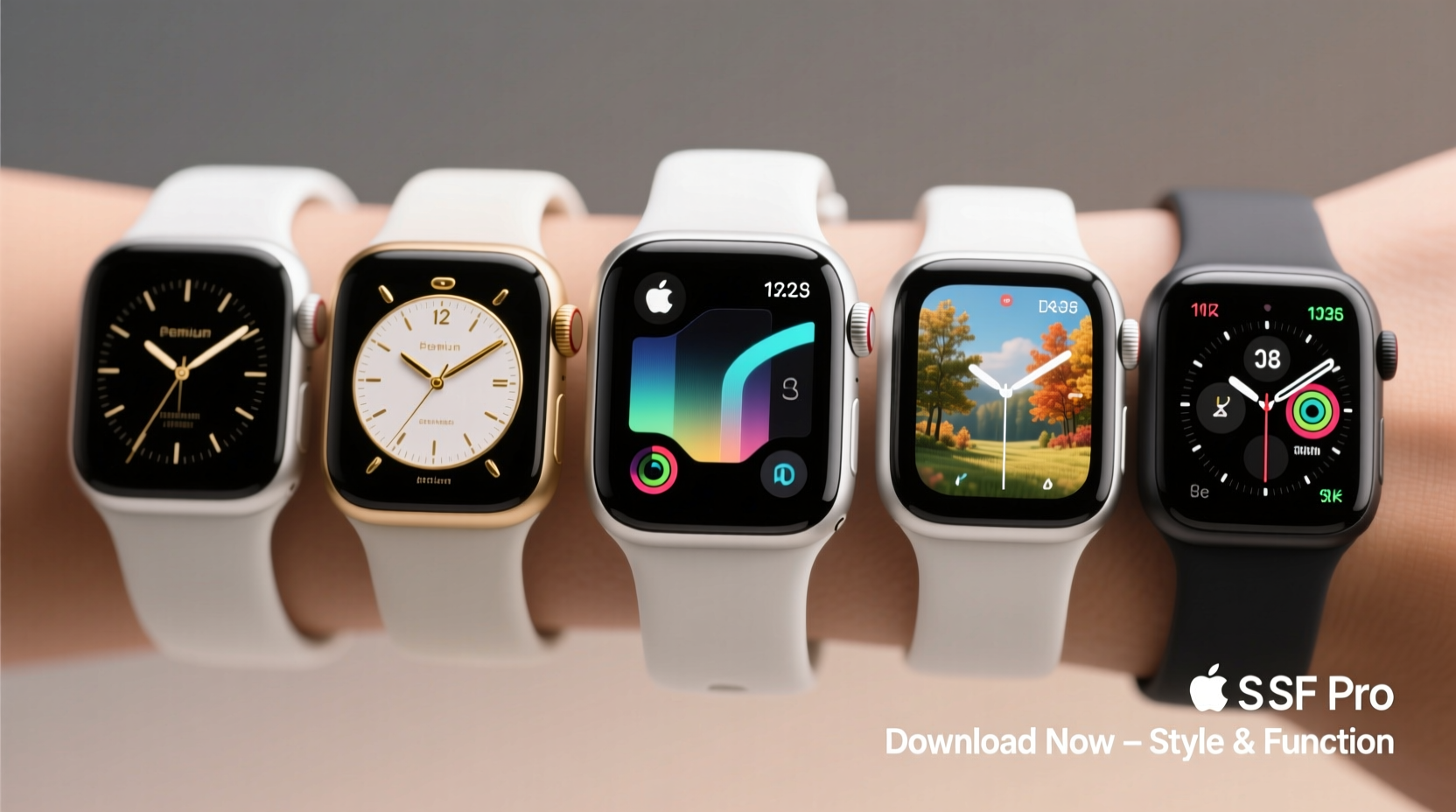 discover the best apple watch faces download options with style and function
