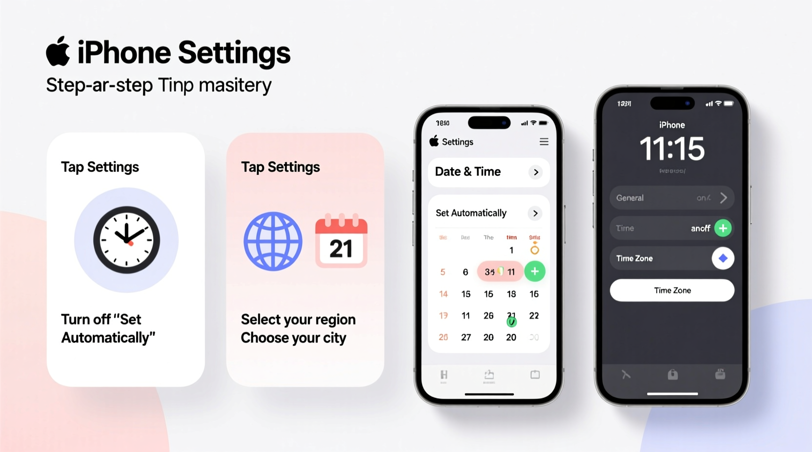 mastering time settings on iphone a complete guide to adjusting date time and time zone