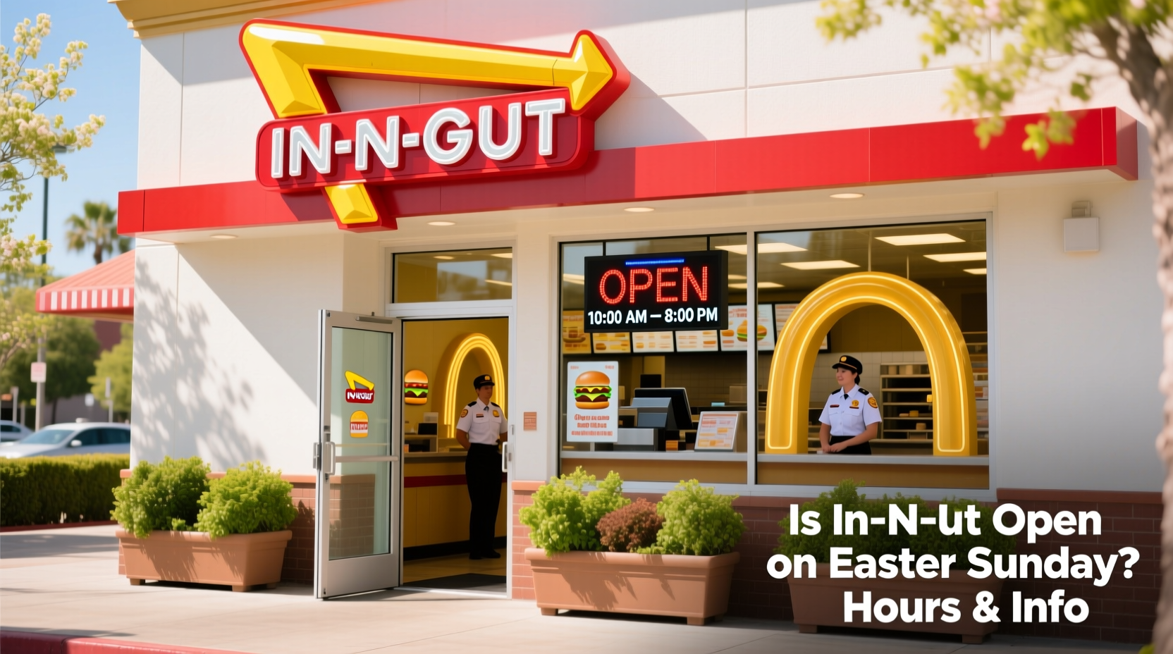 is in and out open on easter sunday