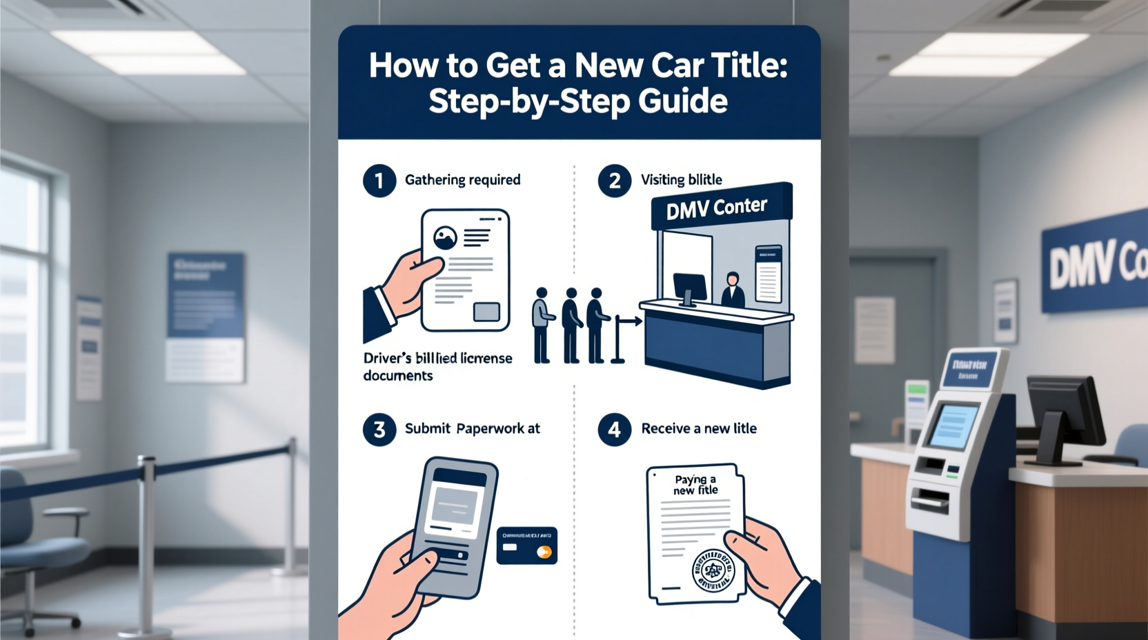 how can i get a new title to my car