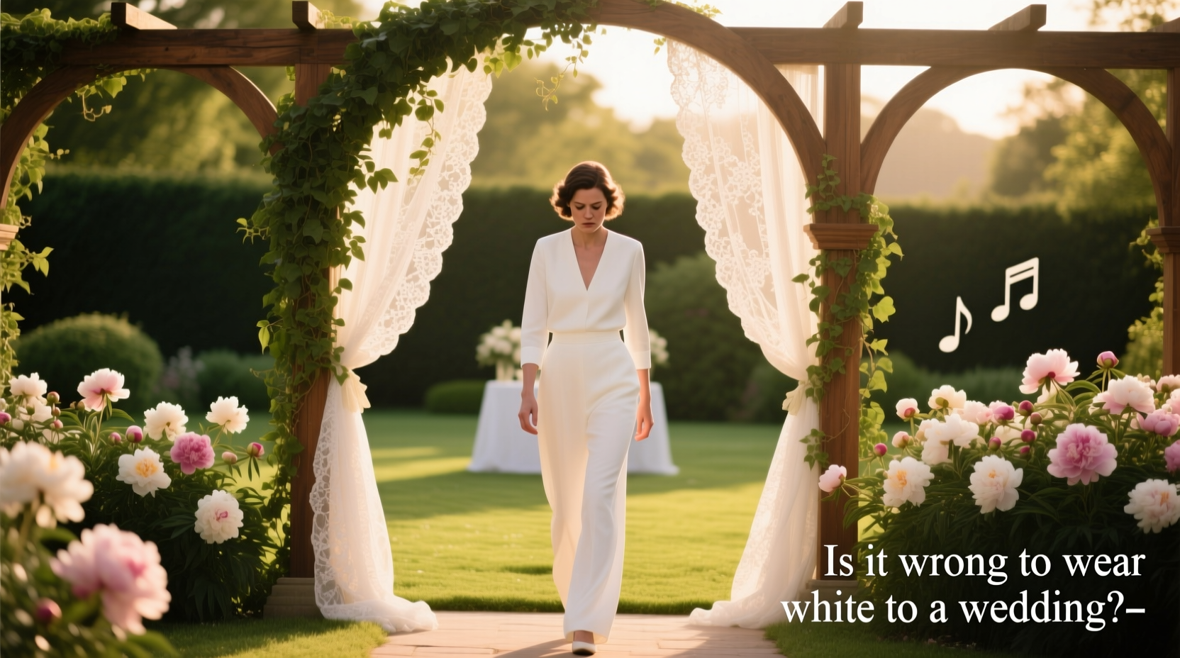 is it wrong to wear white to a wedding