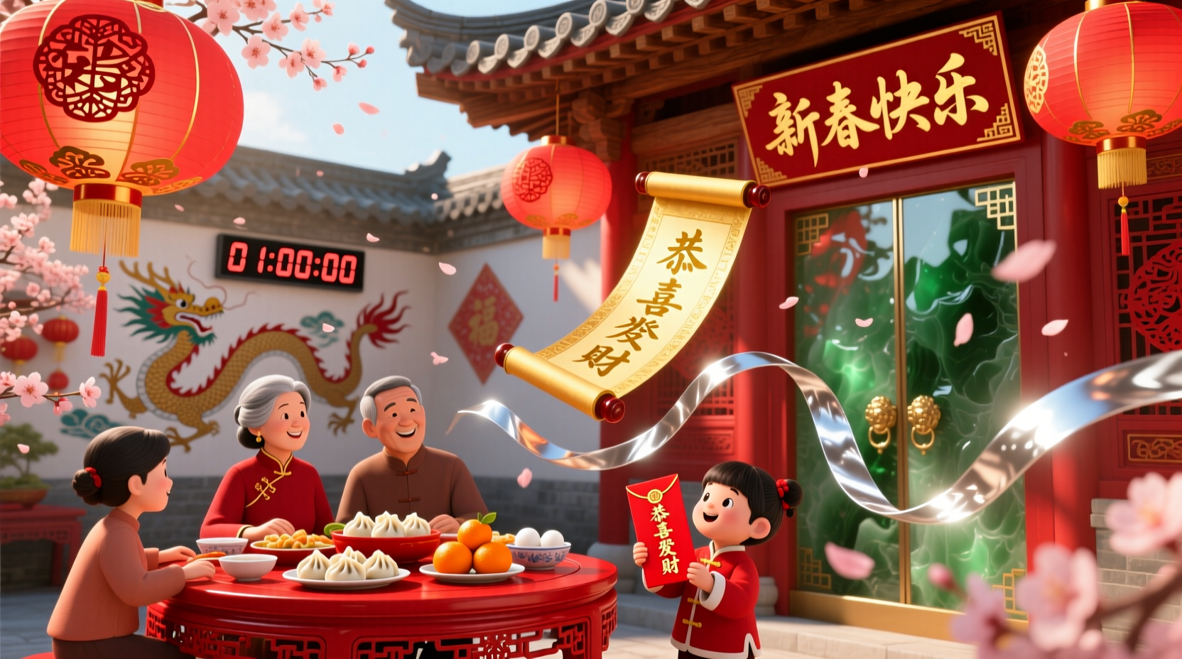 what color represents new year