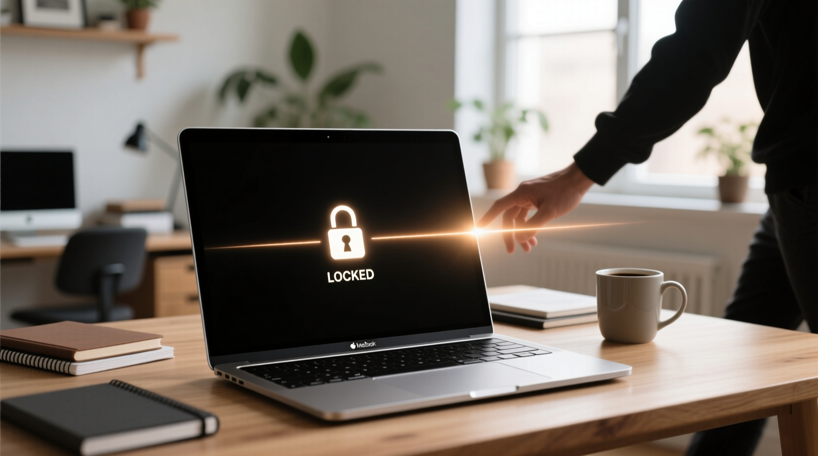 HandyLock locks your Mac when you walk away unlocks when you return