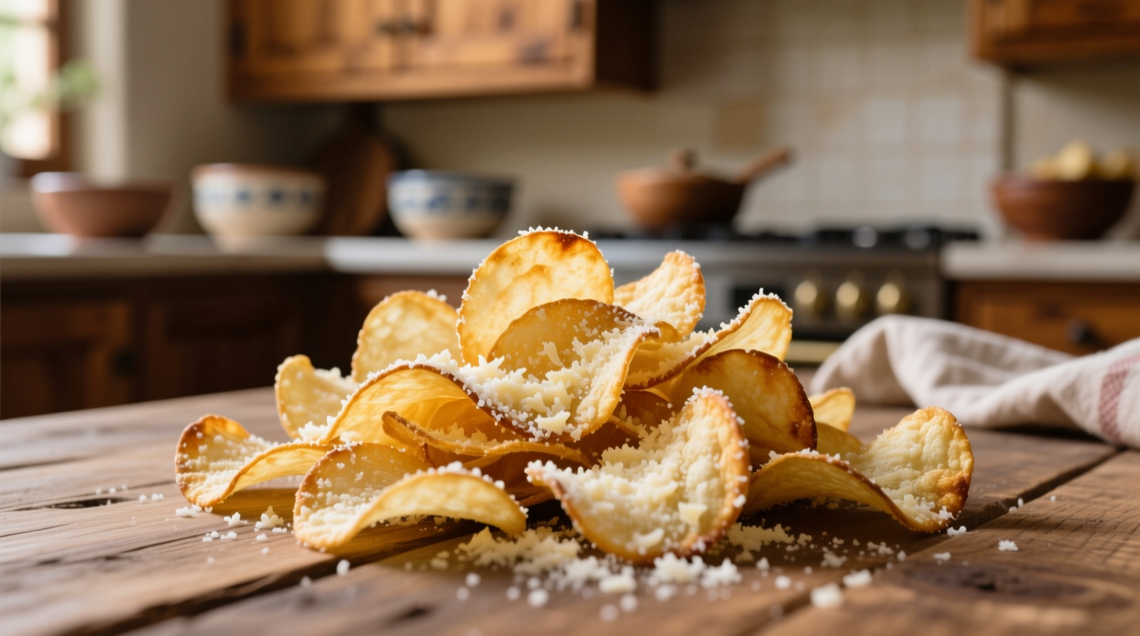 parmesan onion chips
