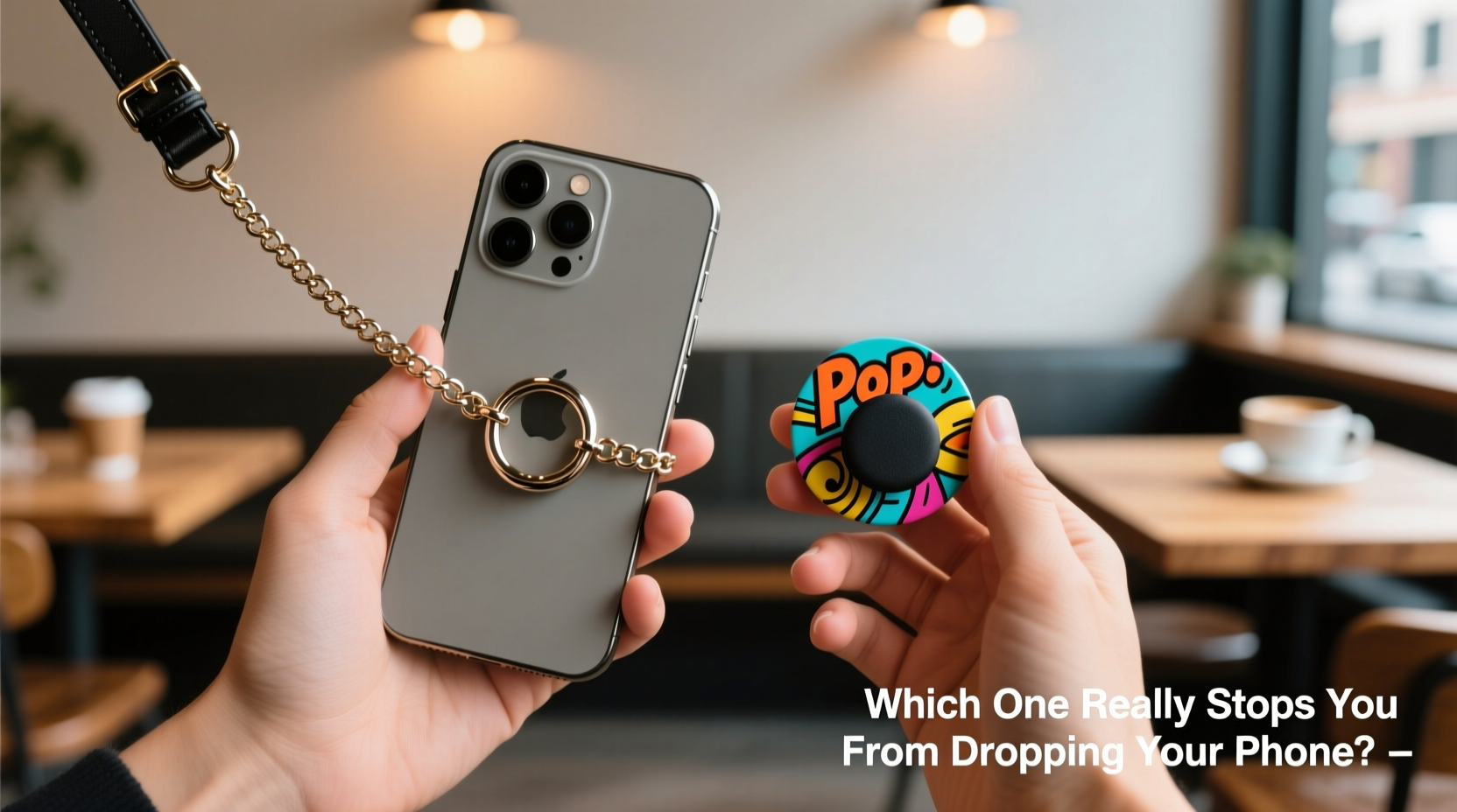 crossbody phone chain vs popsocket which one actually stops you from dropping your phone