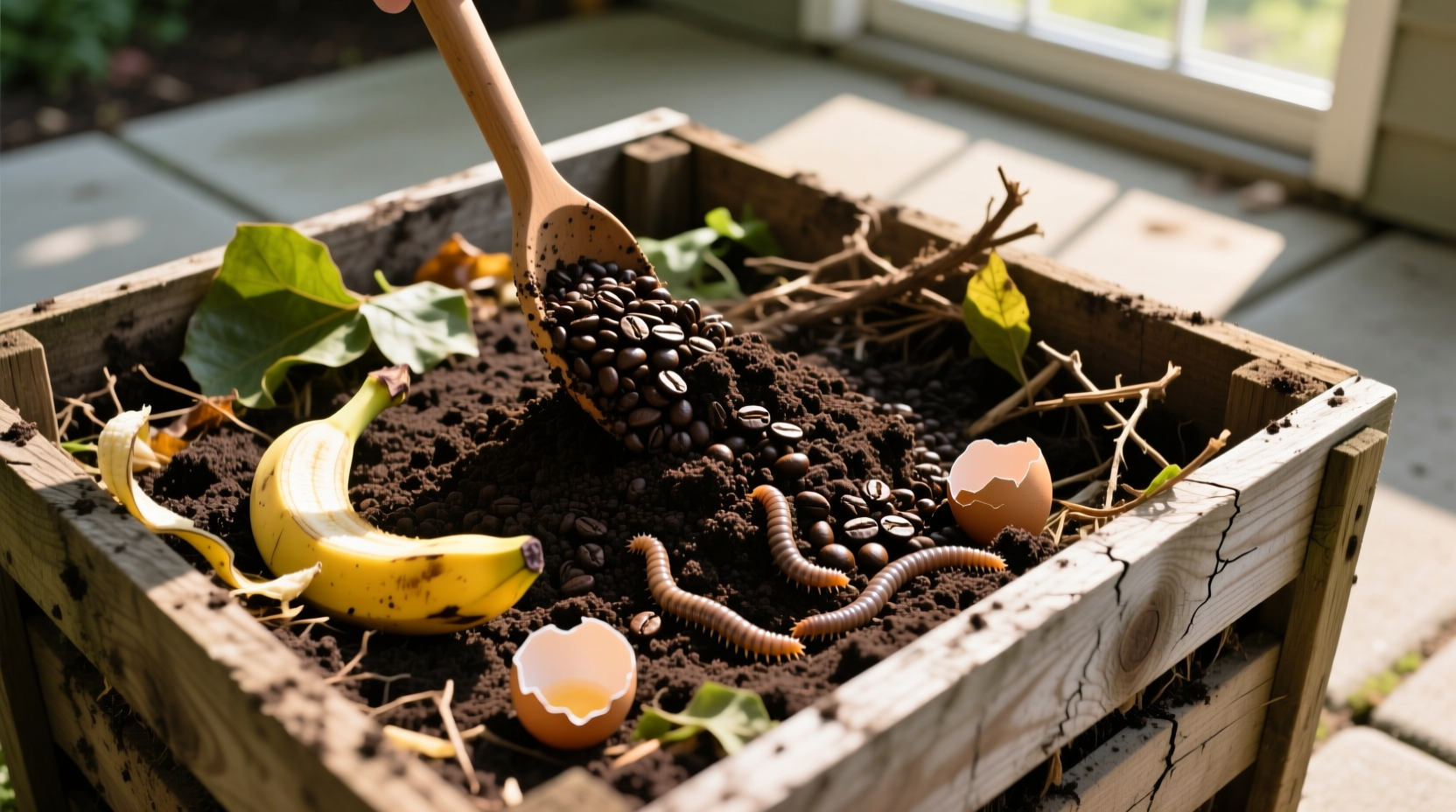 composting with coffee grounds