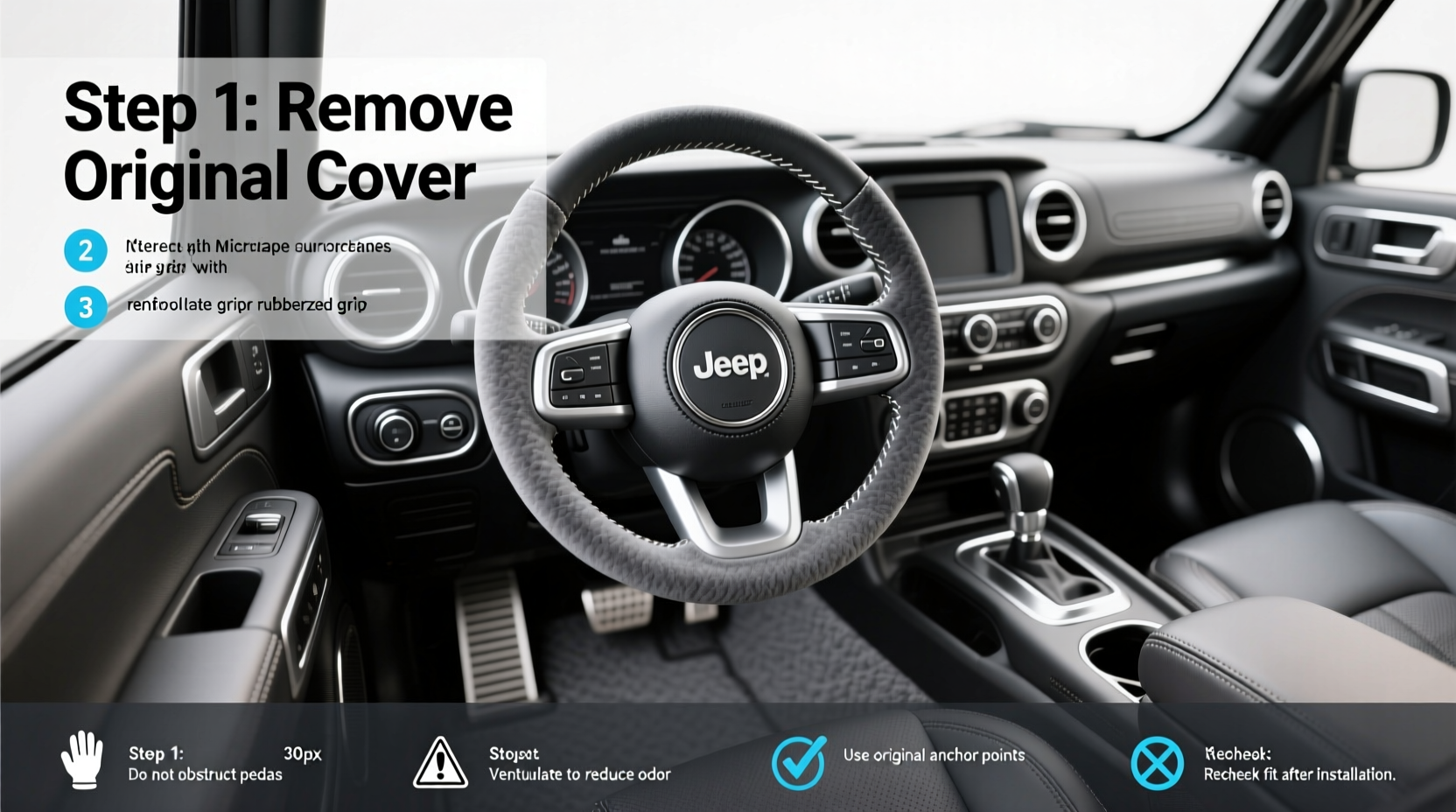How to Choose Custom Jeep Steering Wheel Covers: Buying Guide