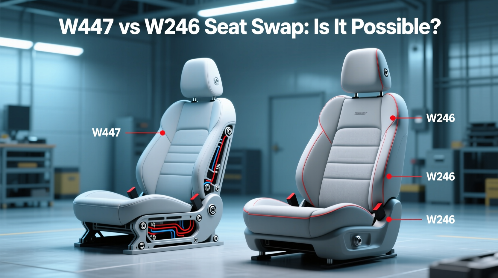 w447 vs w246 seat swap