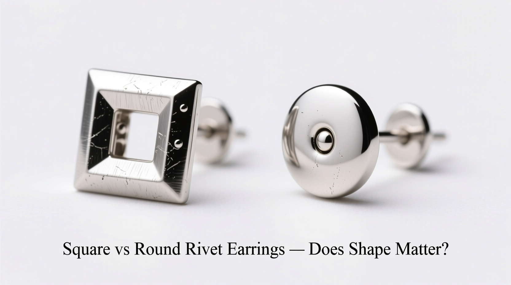 square vs round rivet earrings does the shape actually matter or is it just a trend