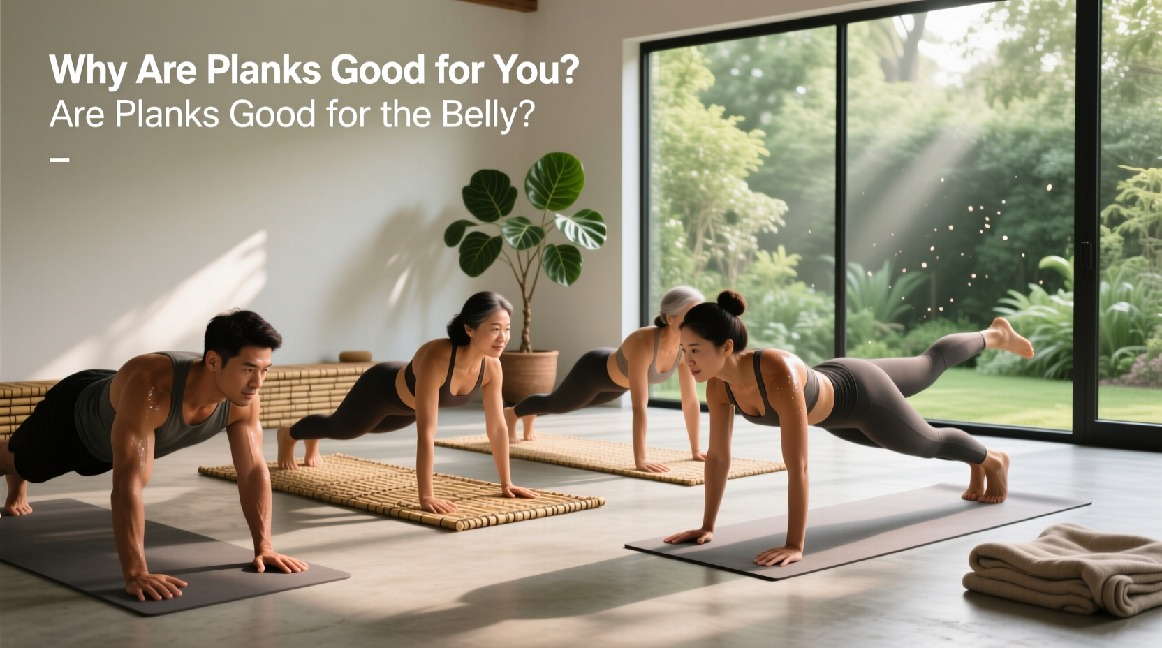 are planks good for your belly and core 