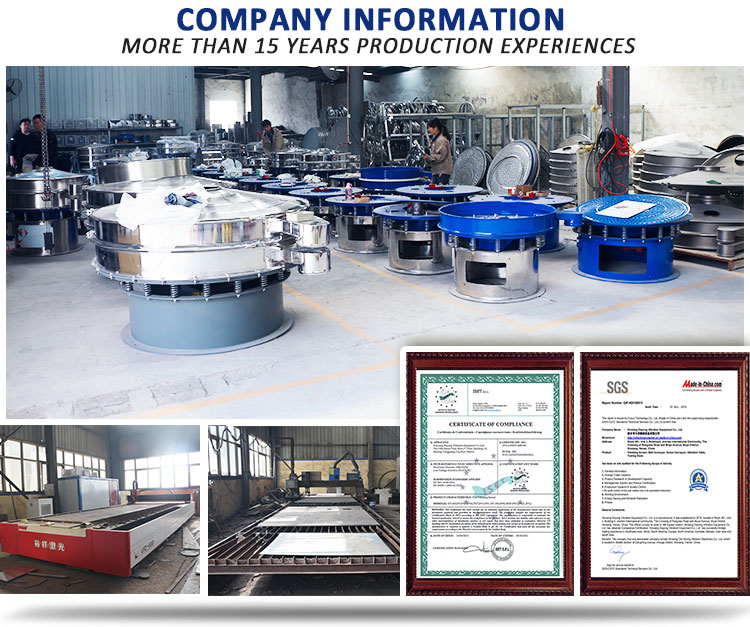 Pvc Powders Recycling Wood Chips Vibrating Sorter Machine Powder Sifter Machine Linear Vibrating Screen