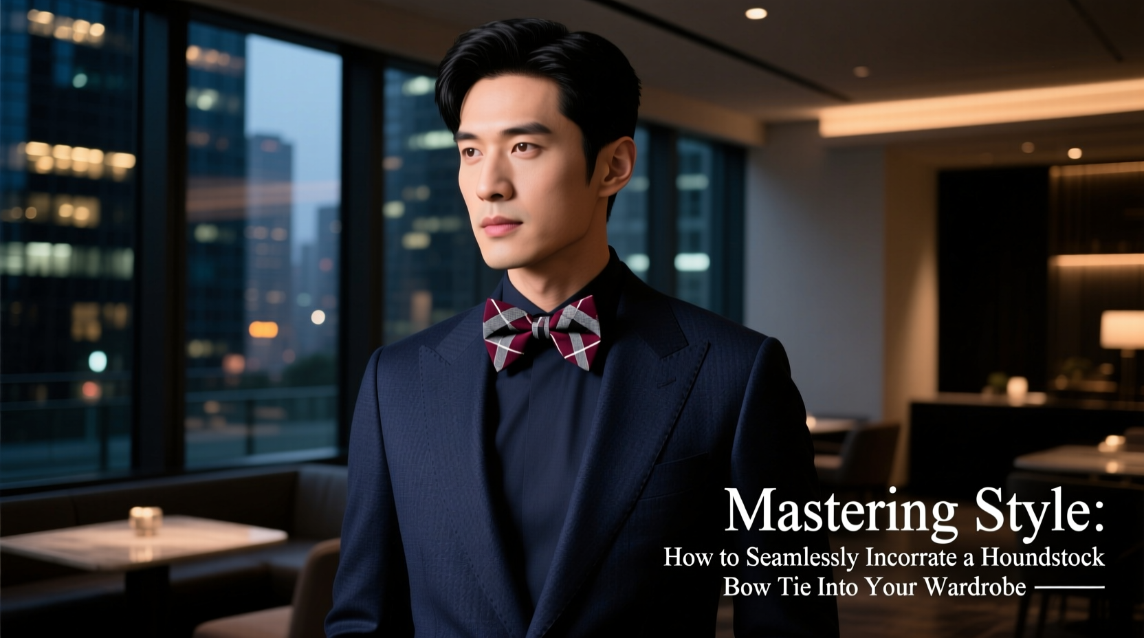mastering style how to seamlessly incorporate a houndstooth bow tie into your wardrobe