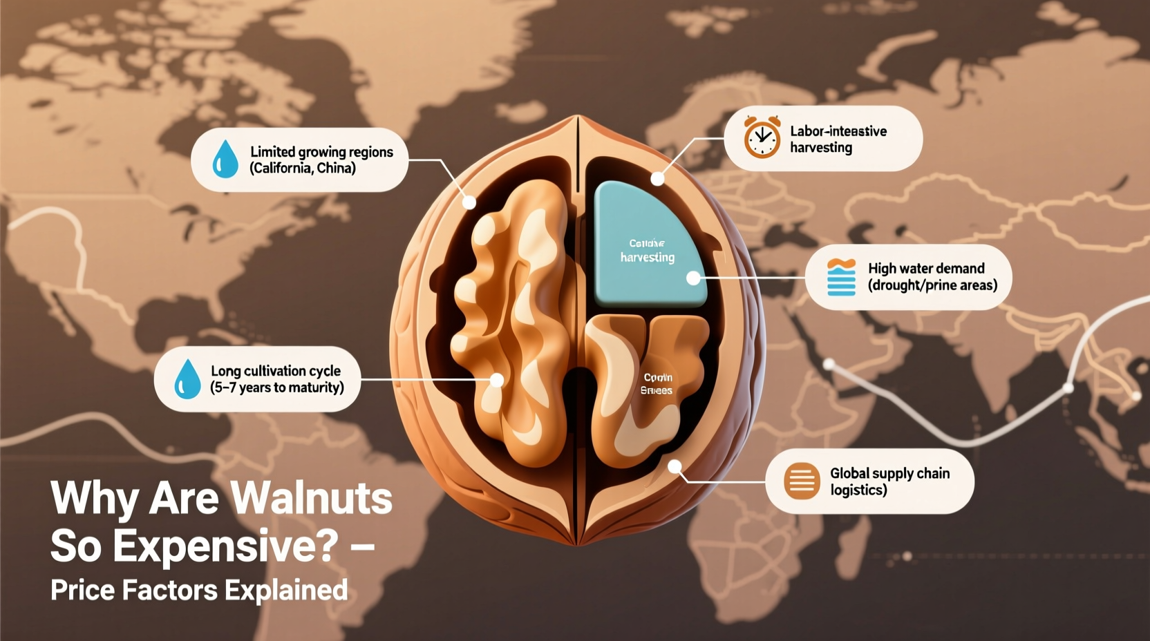 why are walnuts so expensive price factors explained