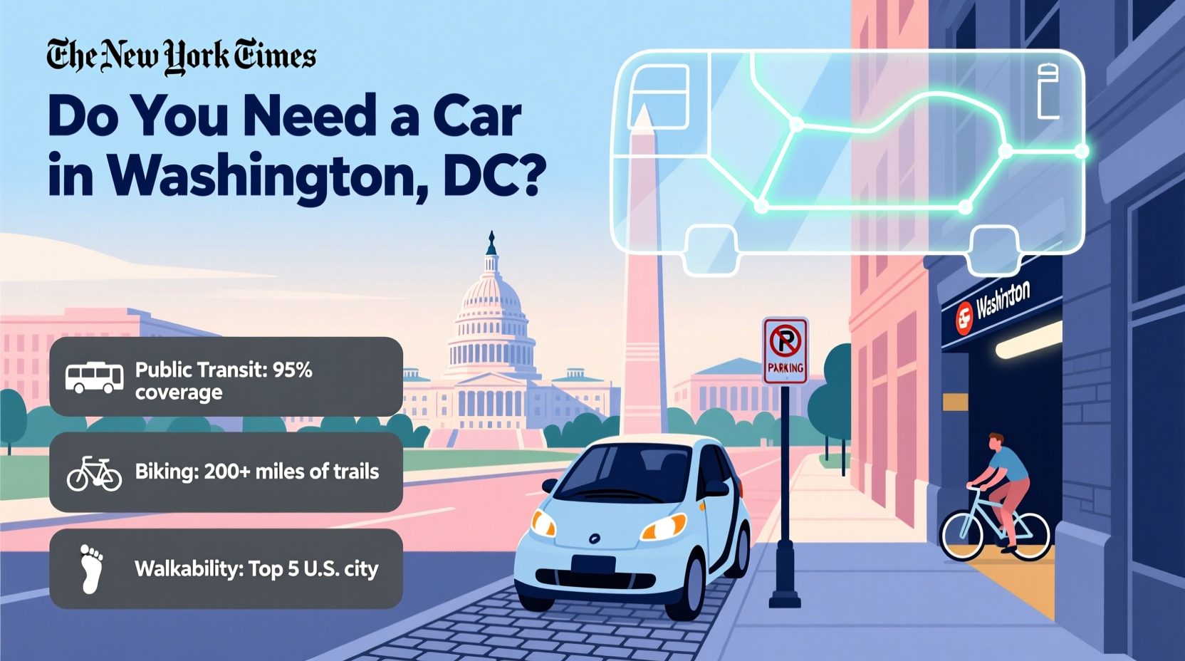 do you need a car in dc washington
