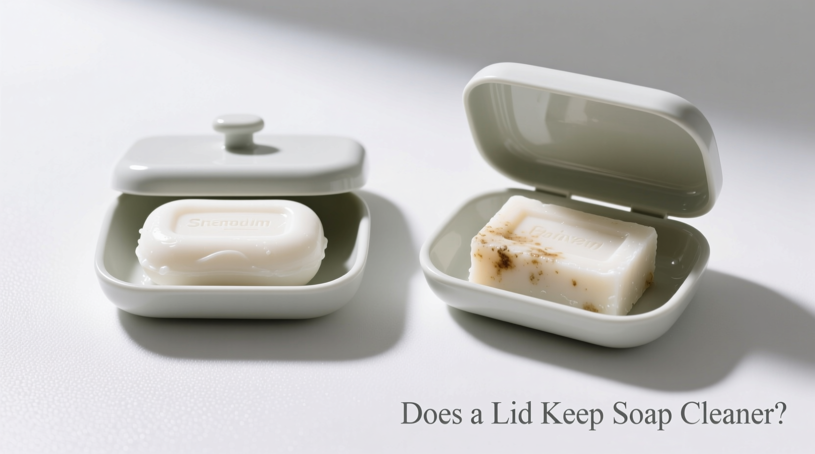 soap dish with lid vs open does a lid really keep your soap cleaner