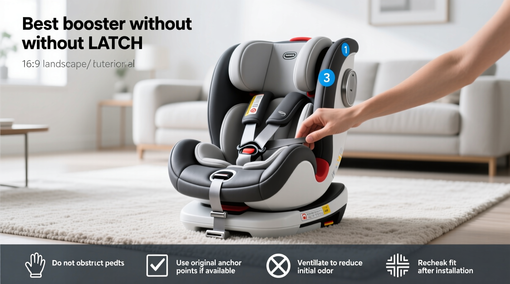 best booster seat without latch