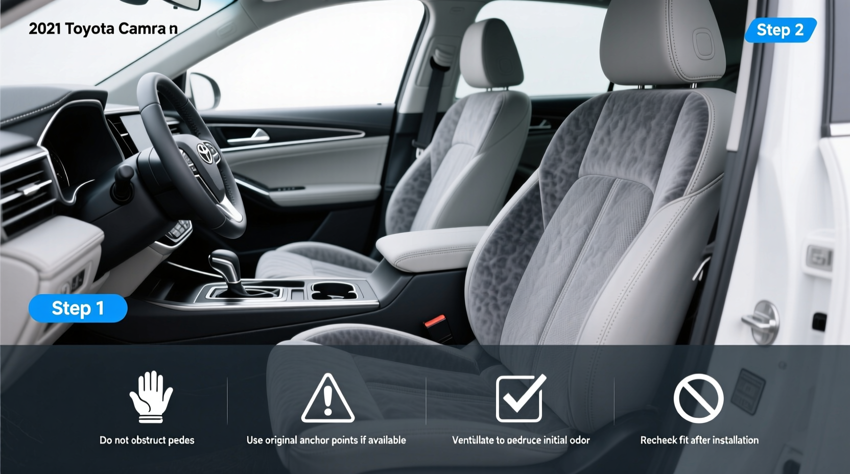 2021 Toyota Camry Seat Covers Buying Guide