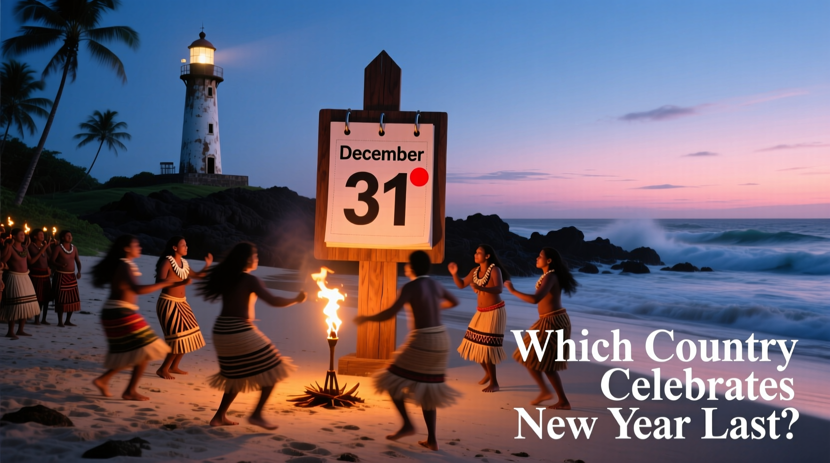 which country is celebrating new year last
