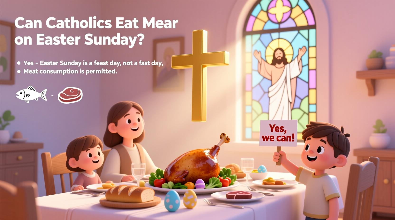 Can Catholics Eat Meat on Easter Sunday?