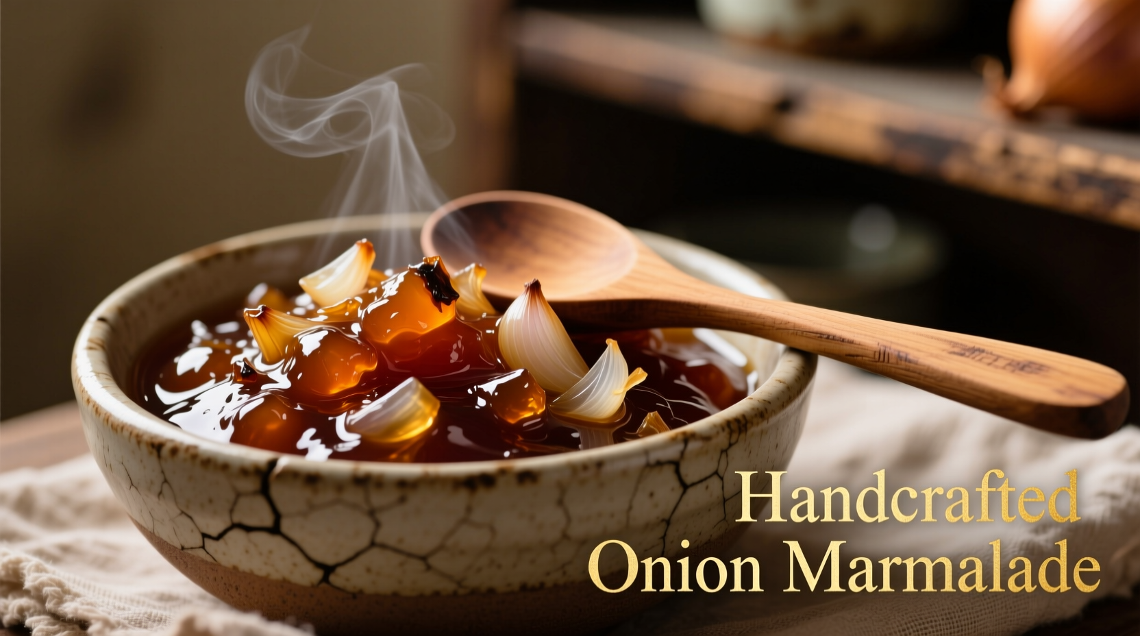 Vergleich von Zwiebelprodukten auf Holzbrett